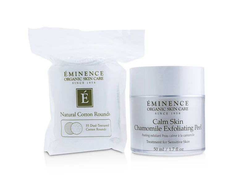 Eminence Calm Skin Chamomile Exfoliating Peel (with 35 DualTextured Cotton Rounds) 50ml/1.7oz