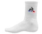 Le Coq Sportif Mens Tennis Padel Sports Socks N 1 Chaussettes - White