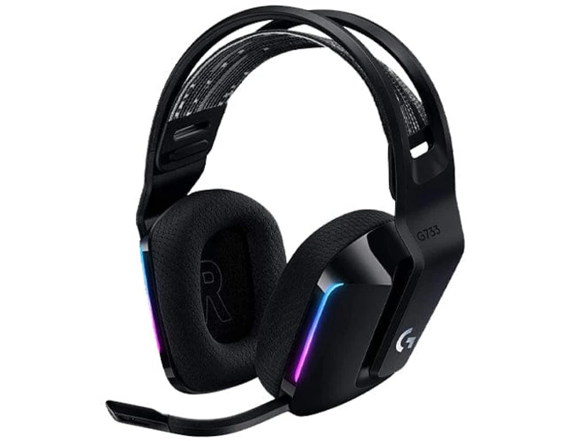 Logitech G733 Lightspeed Wireless Gaming Headset - Black