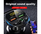 HY87 FM Transmitter Bluetooth-compatible 5.0 Lossless MP3 Car 3.0 Quick Charger for Vehicle