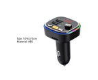 C20 FM Transmitter Dual USB 3.1A Fast Charger Bluetooth-compatible 5.0 Multifunctional Car MP3 Player for Auto