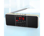 L-288AMBT Mini Bass Wireless Bluetooth-compatible Speaker with FM/AM Radio Portable MP3 Audio Music Player for Outdoor
