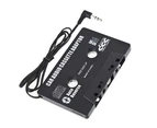 Universal Portable Car Cassette Tape Adapter for MP3 CD MD DVD for Clear Sound