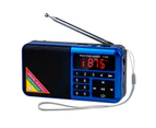 Y-509 FM Radio Digital MP3 Music Player Portable Mini Speaker with LED Flashlight for Outdoor