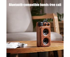 Wireless Speaker High Fidelity Hands-free Calling Double Horns American Retro Style Bluetooth-compatible 5.1 Subwoofer Portable Sound Box for Outdoor