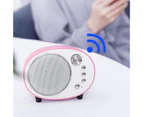 Q7 Bluetooth-compatible Speaker Cute Shape ABS Wireless Mini Portable Bass Speaker with TF Card Slot FM Radio for Music
