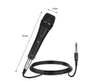 Audio Microphone Plug And Play No Noise Highly Sensitive High Fidelity Sound Resist Screaming 6.5mm Port Wired Handheld Dynamic Microphone for Home