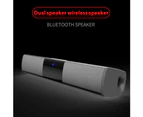 Home Theater Long Soundbar FM Radio Subwoofer Stereo Wireless Bluetooth-compatible Speaker