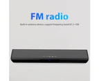 Home Theater Long Soundbar FM Radio Subwoofer Stereo Wireless Bluetooth-compatible Speaker
