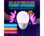 Smart Bluetooth-compatible Speaker Colorful Lights Hand Flapping Sound Decompression Wireless Subwoofer for Home