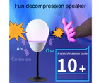 Smart Bluetooth-compatible Speaker Colorful Lights Hand Flapping Sound Decompression Wireless Subwoofer for Home