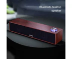 E350M Bluetooth-compatible Speaker Wireless Stereo Sound Rectangle Portable Sound Box Subwoofer for Desktop