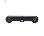 Wireless Speaker Rechargeable Double Horn Mega Bass Bluetooth-compatible 5.0 Sound Bar for PC