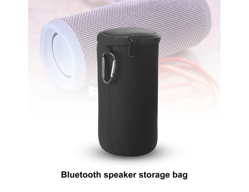 Shockproof Soft Bluetooth-compatible Speaker Storage Bag Protective Case with Carabiner for JBL Charge 5
