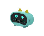 Bluetooth-compatible Speaker Mini Portable Alarm Clock Cute Cartoon Cat Wireless Loudspeaker for Outdoor