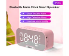 Q5 Portable Household Bluetooth-compatible 5.0 Wireless Mini Alarm Clock Speaker Mirror