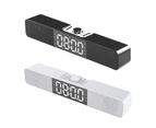 Q10 Desktop Mini Wireless Bluetooth-compatible Heavy Bass Speaker Music Player Alarm Clock