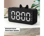 Q9 Bluetooth-compatible 5.0 Wireless Rechargeable Clock Subwoofer Speaker Music Player