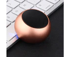Mini Portable Bluetooth-compatible Metal True Wireless Stereo Music Player Solid Color Subwoofer Loudspeaker