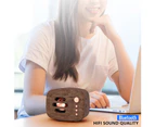 Portable Retro Bluetooth-compatible Speaker TF Card Slot Wireless Loudspeaker Music Player