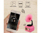 Mini Portable Retro Bluetooth-compatible Speaker TF Card Wireless Loudspeaker Music Player