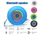 Q9 Waterproof Wireless LED Hands-free Call TF Card Bluetooth-compatible Speaker with Sucker
