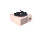 Mini Retro Vinyl Record Wireless Bluetooth-compatible Speaker Knob Control AUX Music Player