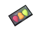 Foundation Beauty Sponge Blender 3 Pcs egg/oblique olive/gourd shapes, Flawless for liquid, cream and Powder(mixed color)