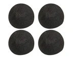 4 PCS Sponge Cleanser- for oily and acne-prone skin Sensitive Gentle Facial, facial sponge for cleansing and exfoliation(Round)