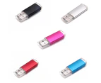Portable 128MB USB 2.0 Disk Flash Drive Memory Storage Thumb Stick for PC Laptop - Blue