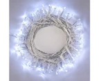 10M 80 LED Fairy Lights Outdoor Cool White Christmas Lighting Outdoor Waterproof for Indoor Christmas Tree Room Garden Party Wedding Halloween Decoration