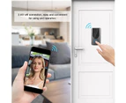 doorbell,1Pcs Video doorbell (V5all silver doorbell)Video Doorbell Smart WiFi Intercom Wireless with HD Video Doorbell Doorphone