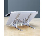 Adjustable Portable Laptop Tablet Notebook PC Desk Table Holder Stand Bracket - Silver