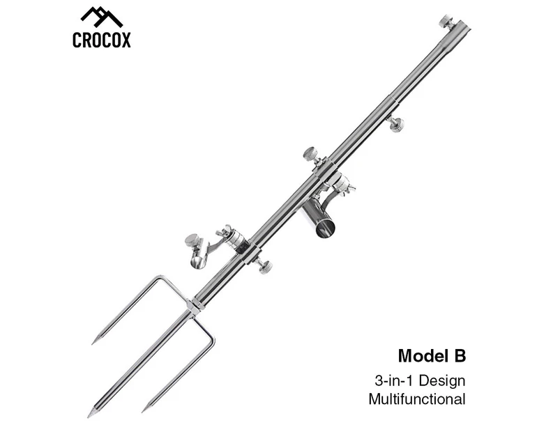 Crocox Fishing Rod Holders Ground Stand Trident Wall Boat G Clamp