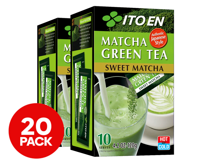 2 x Ito En Sweet Matcha Green Tea 10pk