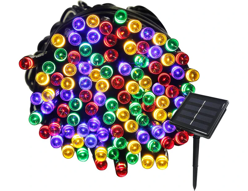 Solar String Lights 22M 200 Led 8 String Lights Ideal For Party, Wedding, Birthday And Outdoor Garden (Multicolor)