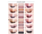 Makeup Nude Colors Eyeshadow Palette Natural Nude Matte Shimmer Glitter Pigment Eye Shadow Long Lasting Waterproof(Color 2)