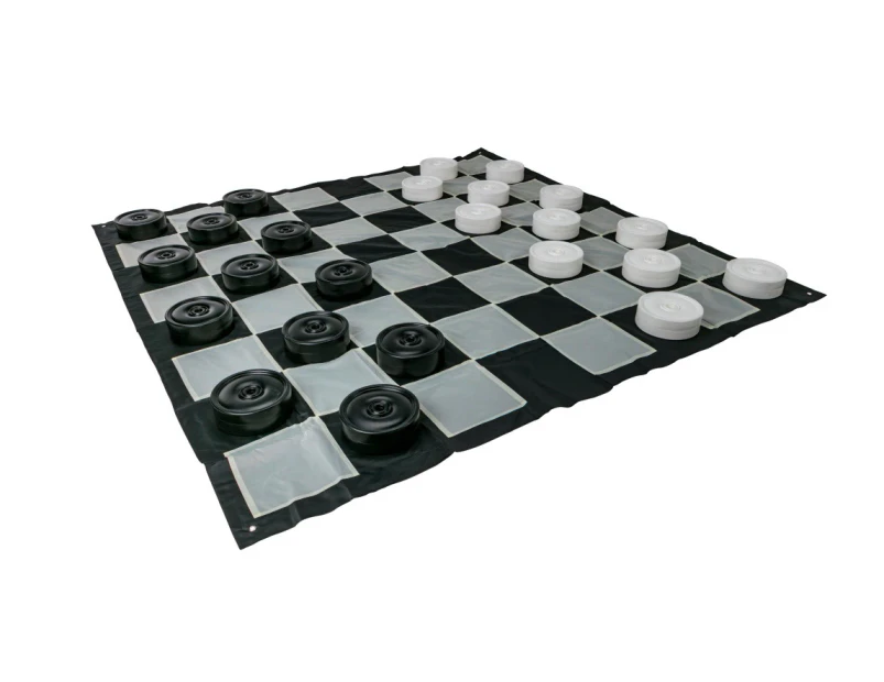 Giant Size Outdoor Draughts Checkers Game Set 3X3M