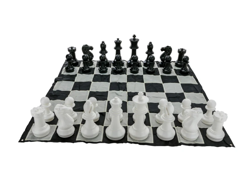 Giant Size Plastic Outdoor Chess Game Set 1.5X1.5M