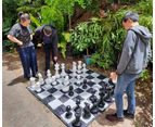 Giant Size Plastic Outdoor Chess Game Set 1.5X1.5M