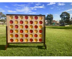 Wooden Indoor Outdoor Hardwood Giant Connect Four In A Row Game Set 106X118cm