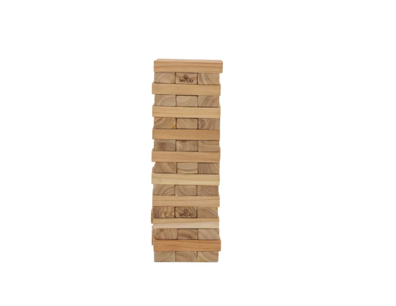 54 Piece Giant Jenjo Outdoor Wooden Block Game 63cm