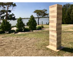54 Piece Giant Jenjo Outdoor Wooden Block Game 91cm