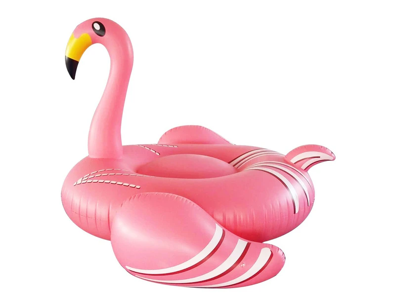 Giant PVC Inflatable Flamingo Pool Toy Float Pink