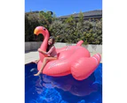 Giant PVC Inflatable Flamingo Pool Toy Float Pink