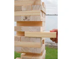 54 Piece Giant Jenjo Outdoor Wooden Block Game 63cm