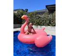 Giant PVC Inflatable Flamingo Pool Toy Float Pink