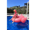 Giant PVC Inflatable Flamingo Pool Toy Float Pink