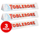 3 x Toblerone White 100g