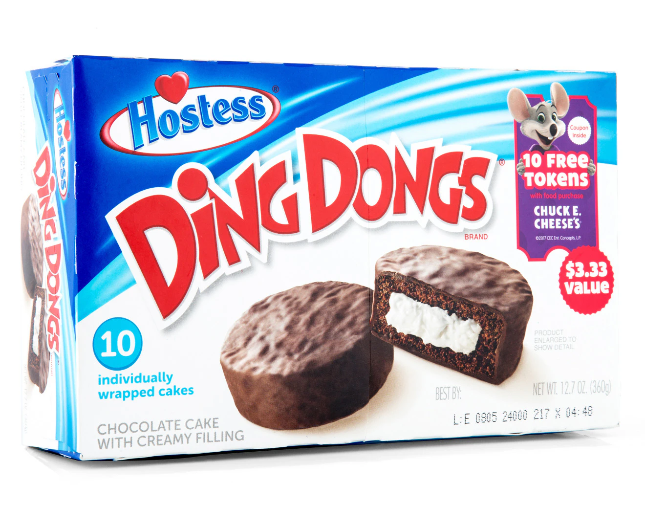 Hostess Ding Dongs Chocolate Cakes 10 Pack 360g